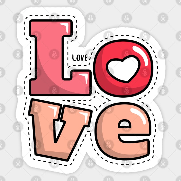 LOVE Love Sticker by Red Rov